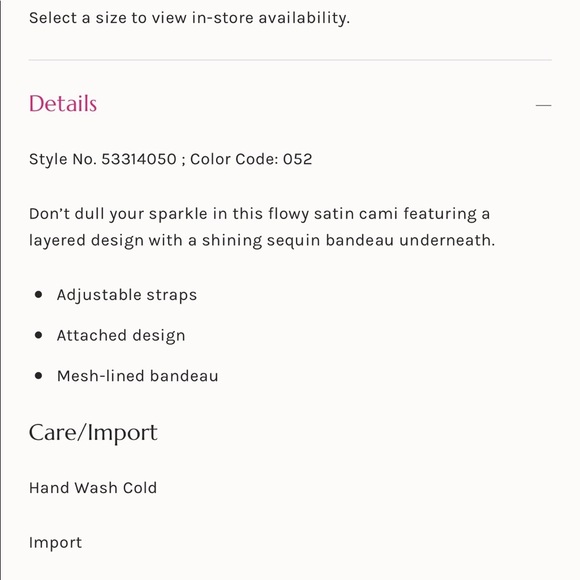 Free People ‘Turn It On’ Sequin Cami, Size Small - Picture 7 of 8